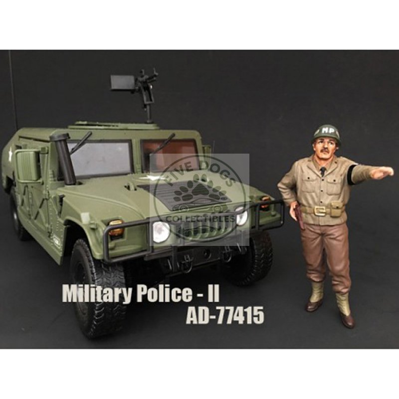 wwii military police figure ii for 1:18 scale models by american diorama