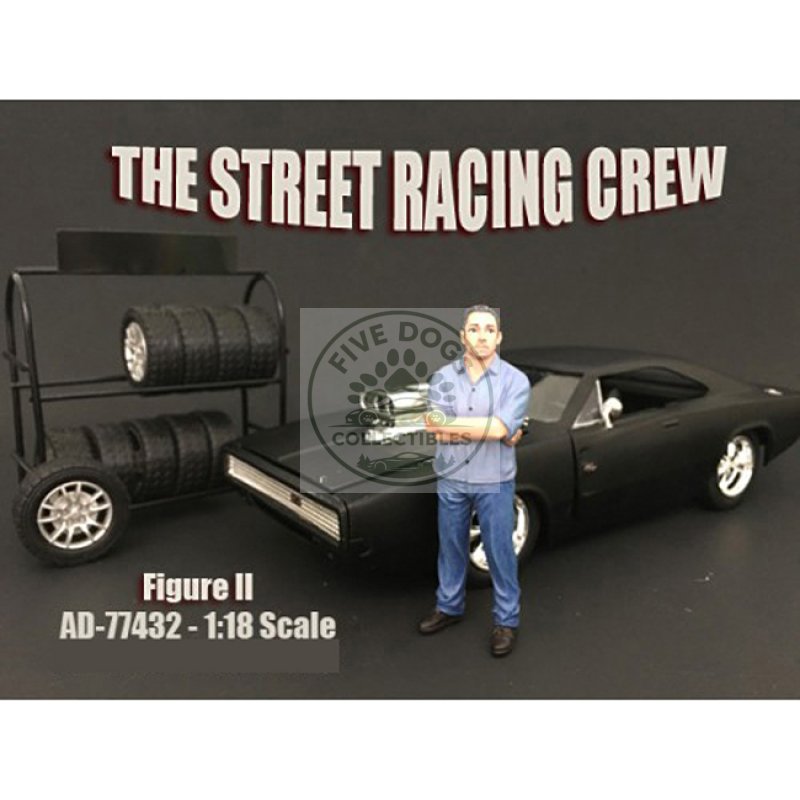 the street racing crew figure ii for 1:18 scale models by american diorama