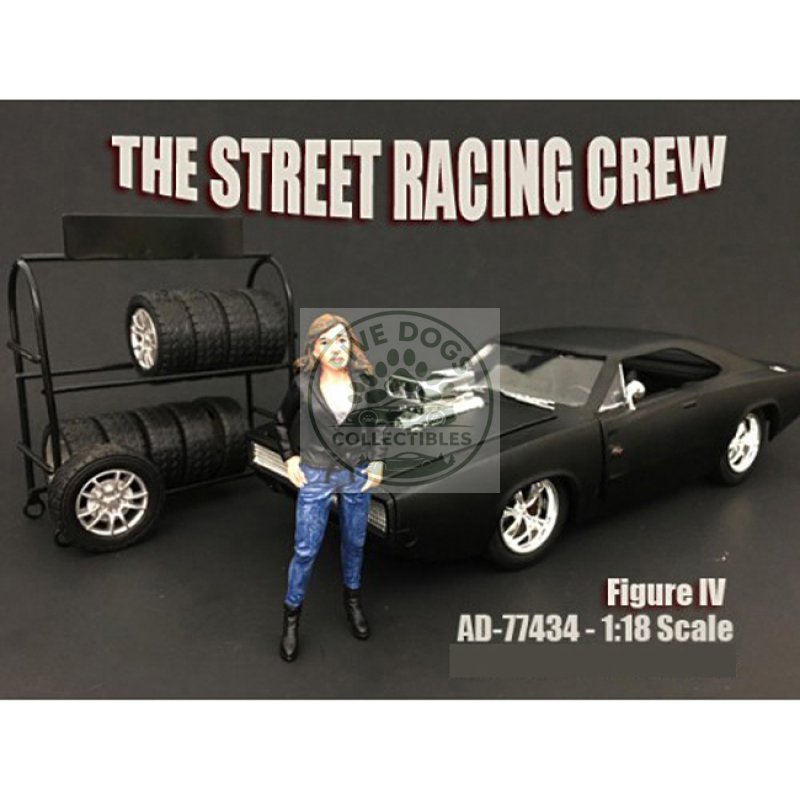 the street racing crew figure iv for 1:18 scale models by american diorama