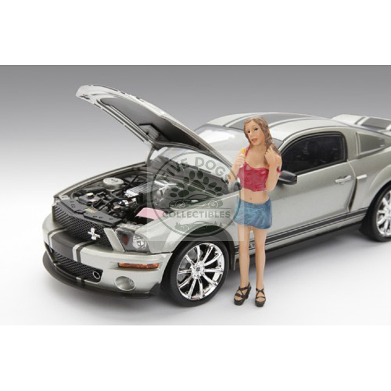 female monica figure for 1:18 diecast model cars by american diorama