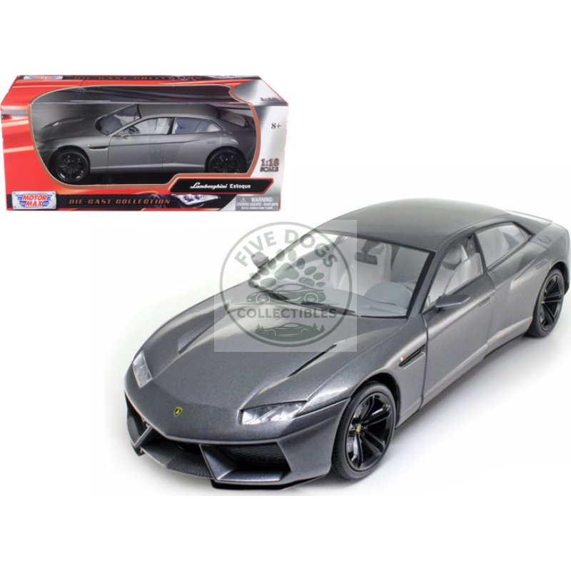 lamborghini estoque gray 1/18 diecast model car by motormax