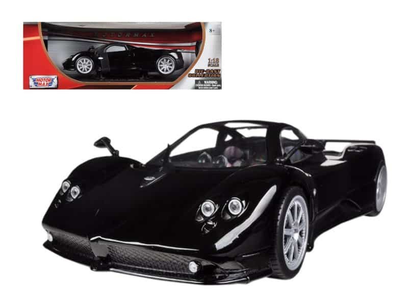 pagani zonda f black 1/18 diecast car model by motormax pagani zonda f black 1/18 diecast car model by motormax