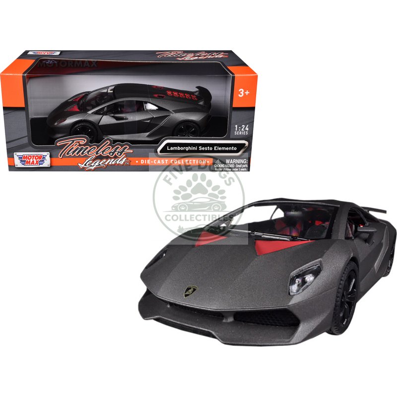 lamborghini sesto elemento carbon 1/24 diecast car model by motormax