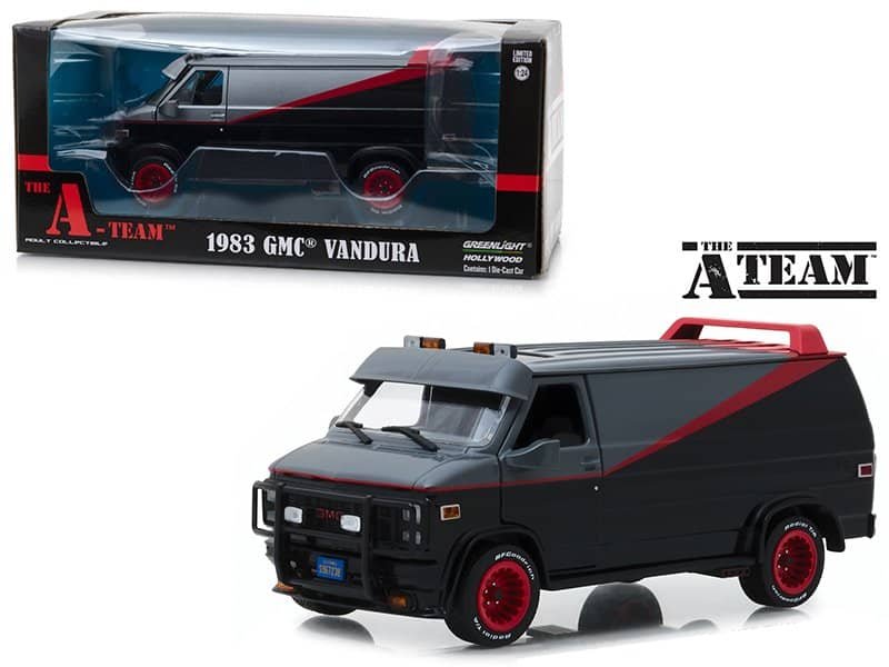 1983 gmc vandura van "the a team" (1983 1987) tv series 1/24 diecast model car by greenlight 1983 gmc vandura van "the a team" (1983 1987) tv series 1/24 diecast model car by greenlight