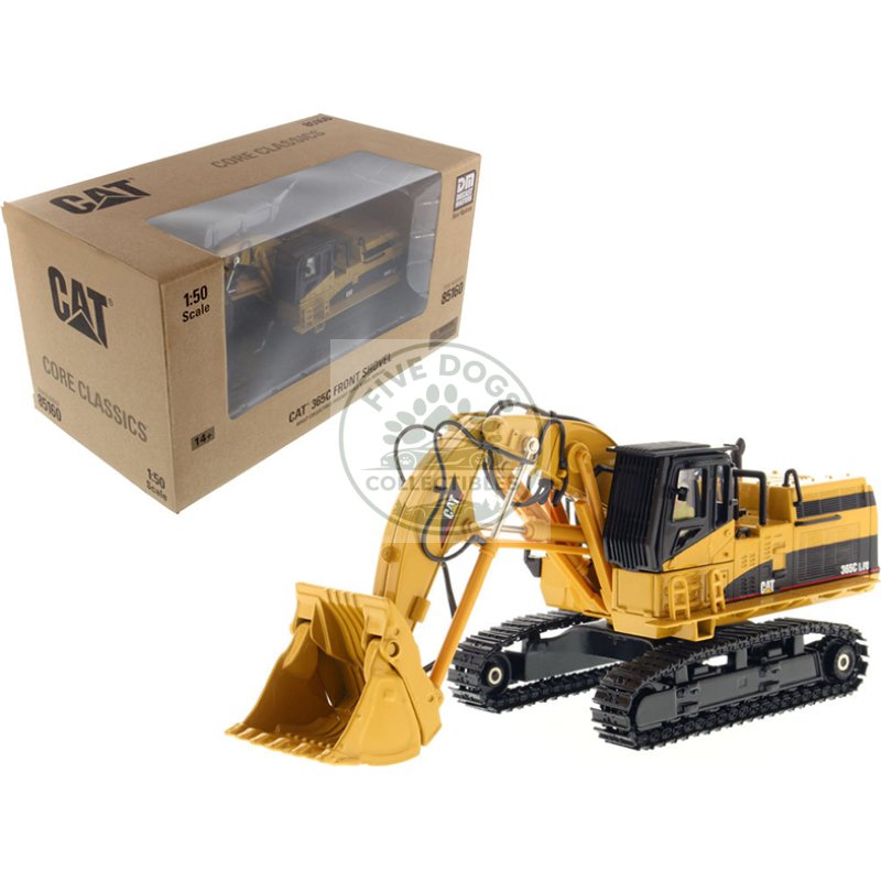 cat caterpillar 365c front shovel with operator "core classics series" 1/50 diecast model by diecast masters
