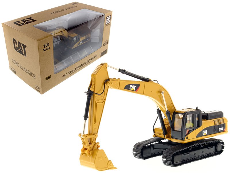 cat caterpillar 330d l hydraulic excavator with operator "core classics series" 1/50 diecast model by diecast masters cat caterpillar 330d l hydraulic excavator with operator "core classics series" 1/50 diecast model by diecast masters