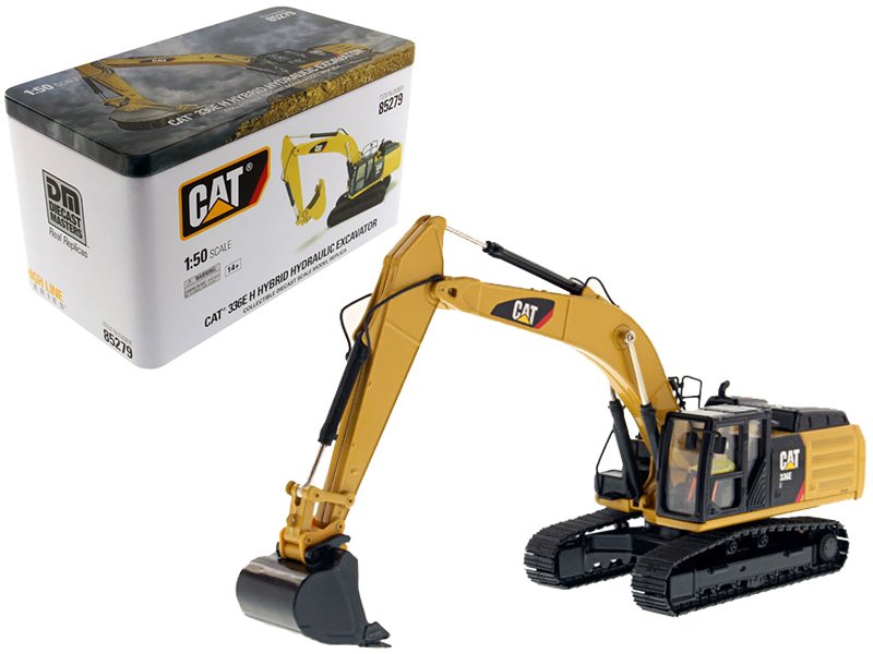 cat caterpillar 336e h hybrid hydraulic excavator with operator "high line series" 1/50 diecast model by diecast masters cat caterpillar 336e h hybrid hydraulic excavator with operator "high line series" 1/50 diecast model by diecast masters