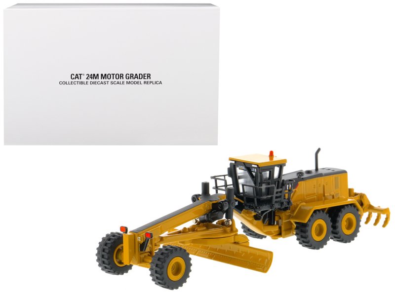 cat caterpillar 24m motor grader "elite series" 1/125 diecast model by diecast masters cat caterpillar 24m motor grader "elite series" 1/125 diecast model by diecast masters