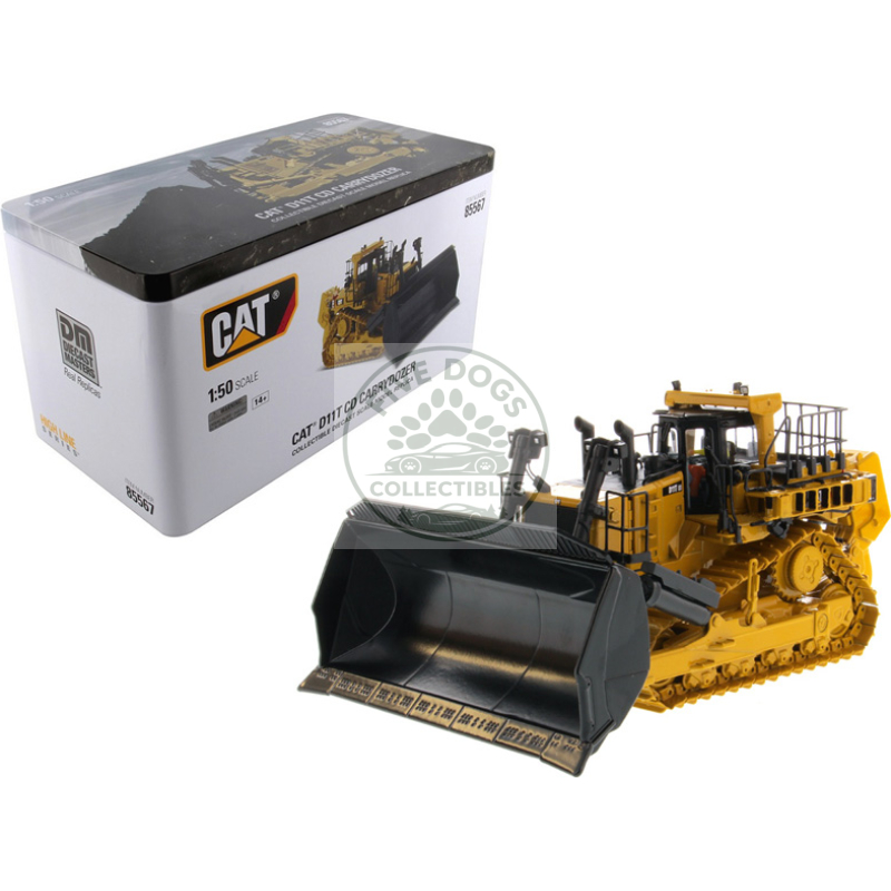 cat caterpillar d11t cd carrydozer with operator "high line series" 1/50 diecast model by diecast masters