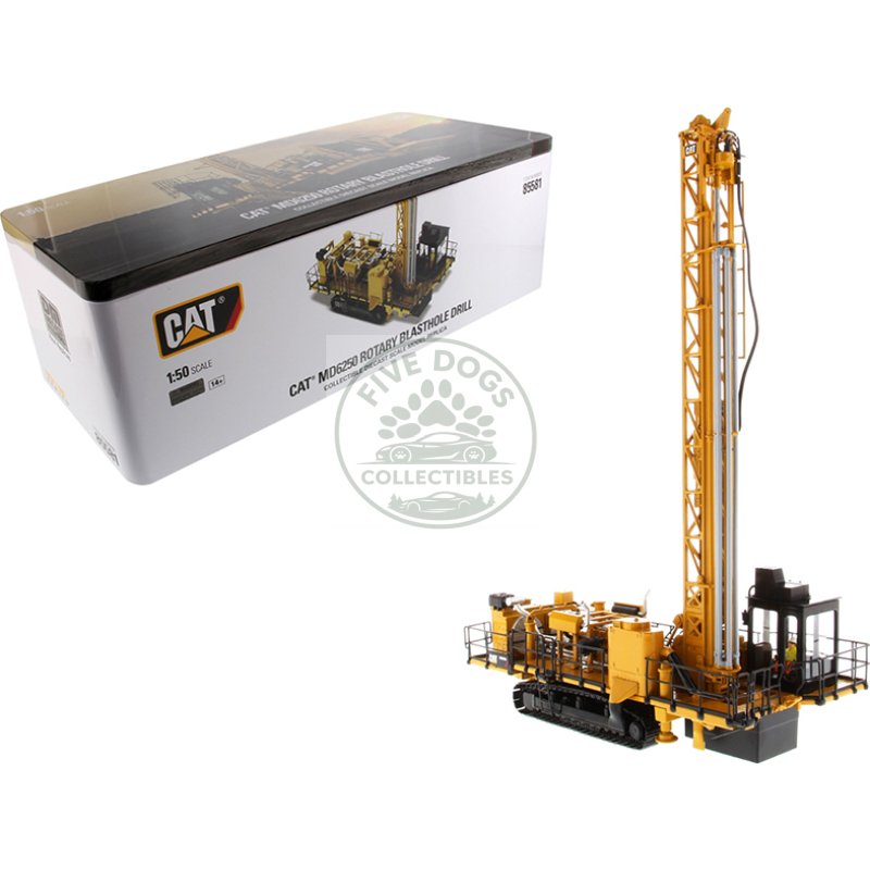 cat caterpillar md6250 rotary blasthole drill with operator "high line series" 1/50 diecast model by diecast masters