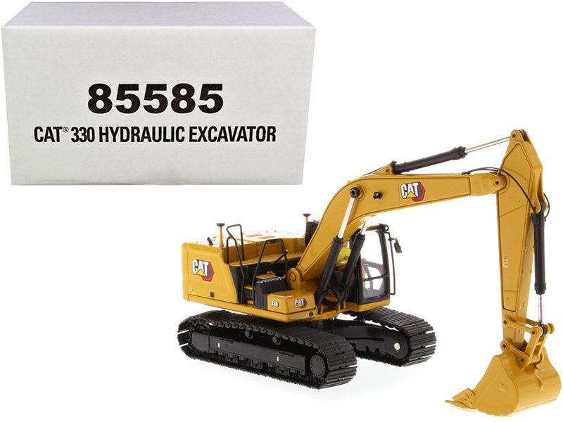 cat caterpillar 330 hydraulic excavator next generation with operator "high line series" 1/50 diecast model by diecast masters cat caterpillar 330 hydraulic excavator next generation with operator "high line series" 1/50 diecast model by diecast masters