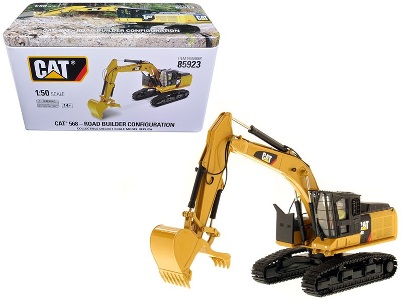 cat caterpillar 568 gf road builder with operator "high line series" 1/50 diecast model by diecast masters cat caterpillar 568 gf road builder with operator "high line series" 1/50 diecast model by diecast masters