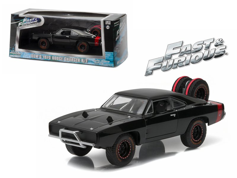 dom's 1970 dodge charger r/t off road "fast and furious fast 7" movie (2011) diecast model car 1/43 by greenlight dom's 1970 dodge charger r/t off road "fast and furious fast 7" movie (2011) diecast model car 1/43 by greenlight