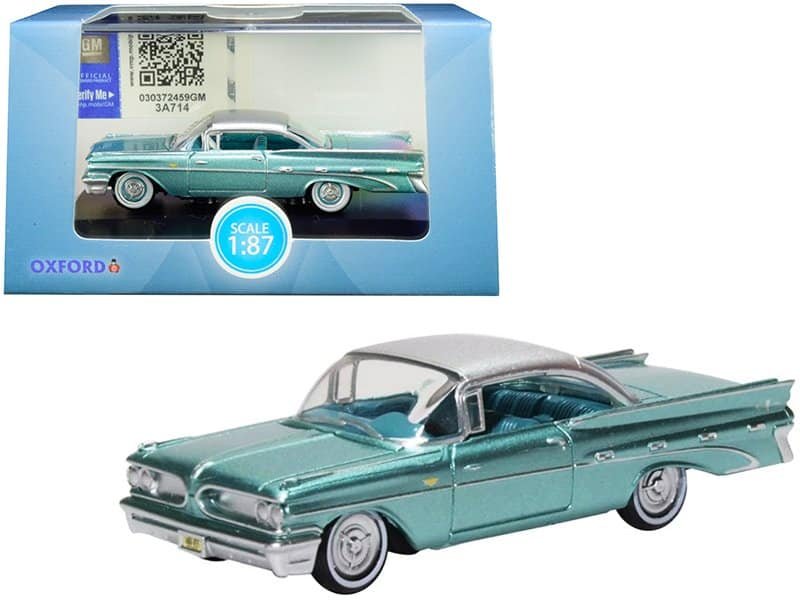 Vintage 1950s Cadillac Diecast Model Car Detailed 1:87 scale vintage Cadillac diecast collectible.