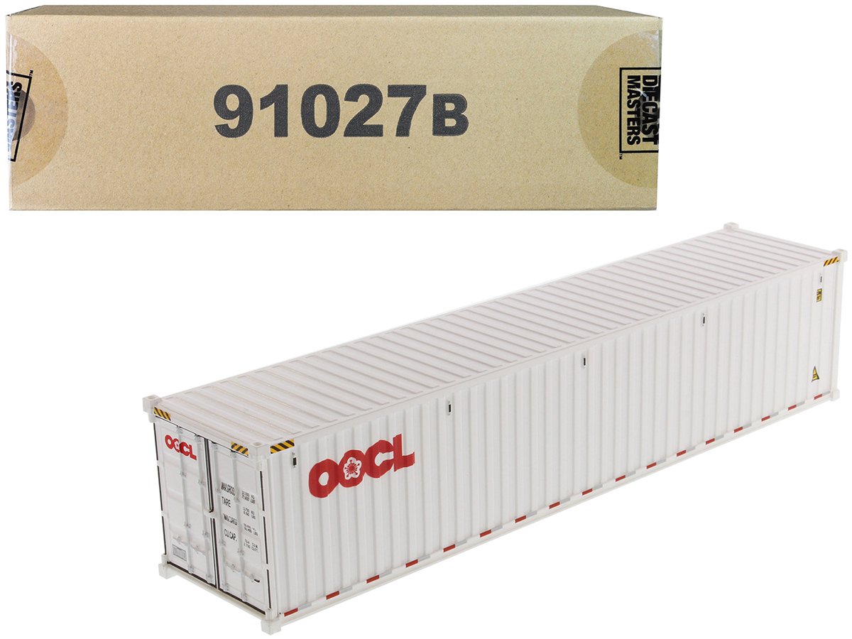 40' dry goods sea container "oocl" white "transport series" 1/50 model by diecast masters 40' dry goods sea container "oocl" white "transport series" 1/50 model by diecast masters