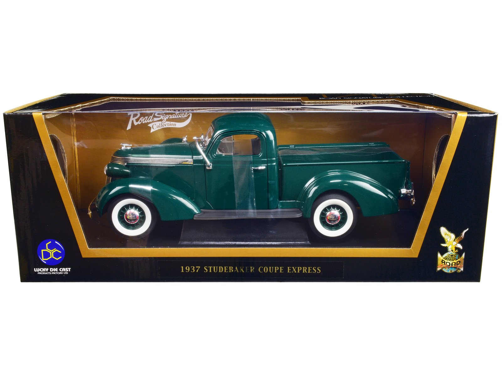 1937 studebaker express pickup truck green 1/18 diecast model car by road signature 1937 studebaker express pickup truck green 1/18 diecast model car by road signature