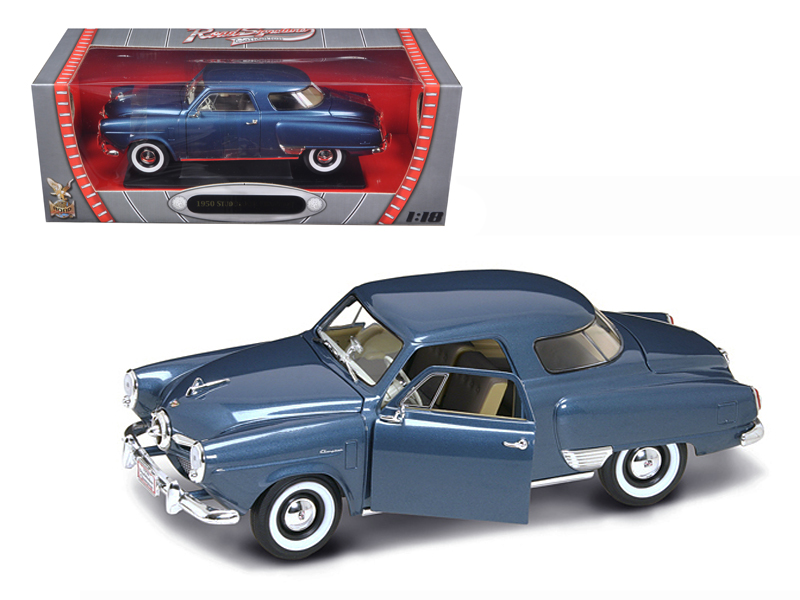 1950 studebaker champion blue metallic 1/18 diecast model car by road signature 1950 studebaker champion blue metallic 1/18 diecast model car by road signature