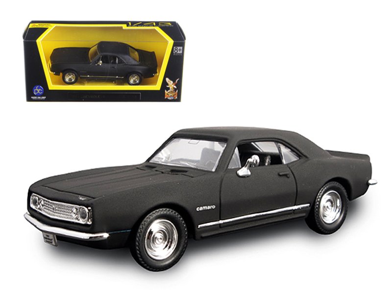 1967 chevrolet camaro z28 matt black 1/43 diecast model car by road signature 1967 chevrolet camaro z28 matt black 1/43 diecast model car by road signature