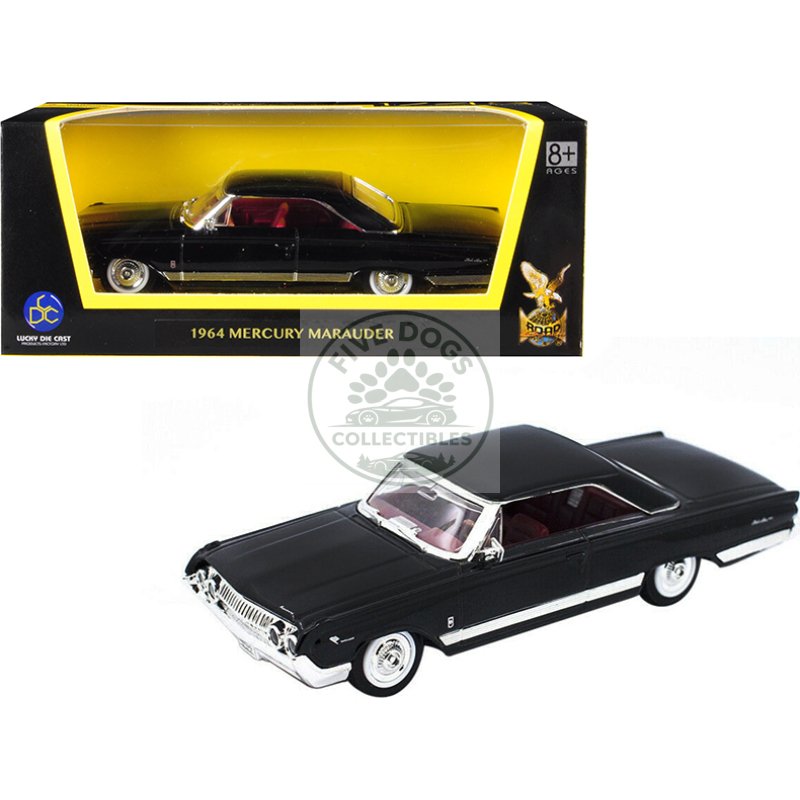 1964 mercury marauder black 1/43 diecast model car by road signature