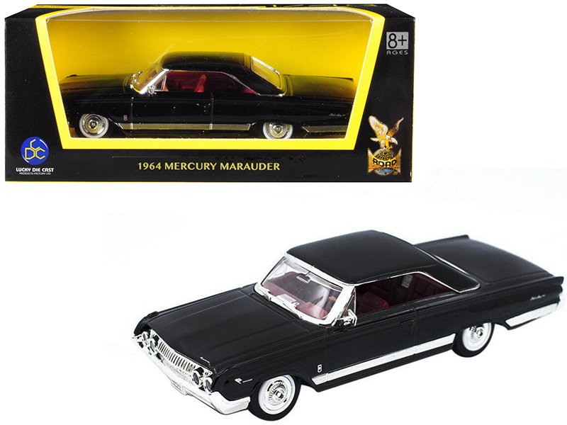 1964 mercury marauder black 1/43 diecast model car by road signature 1964 mercury marauder black 1/43 diecast model car by road signature