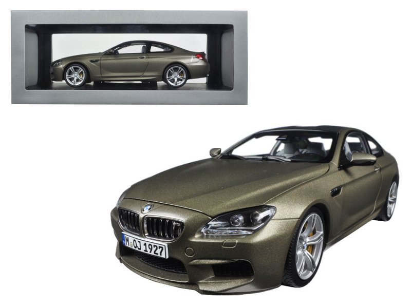 bmw m6 f13m coupe frozen bronze 1/18 diecast model car by paragon bmw m6 f13m coupe frozen bronze 1/18 diecast model car by paragon