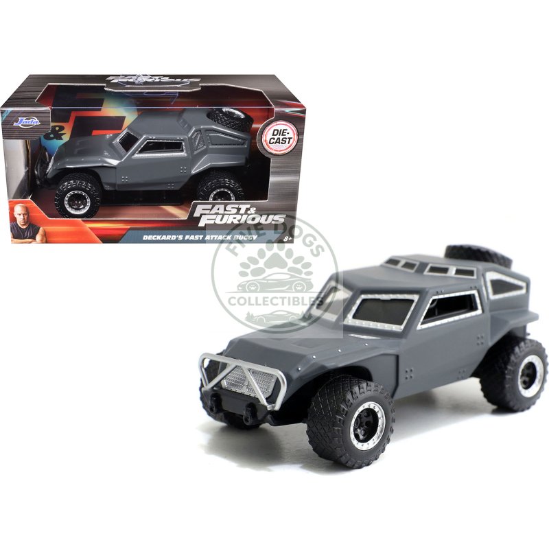 deckard's fast attack buggy gray "fast & furious 7" movie 1/32 diecast model car by jada