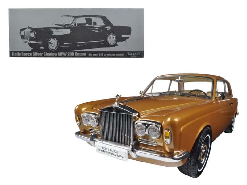1968 rolls royce silver shadow bronze 1/18 diecast model car by paragon 1968 rolls royce silver shadow bronze 1/18 diecast model car by paragon