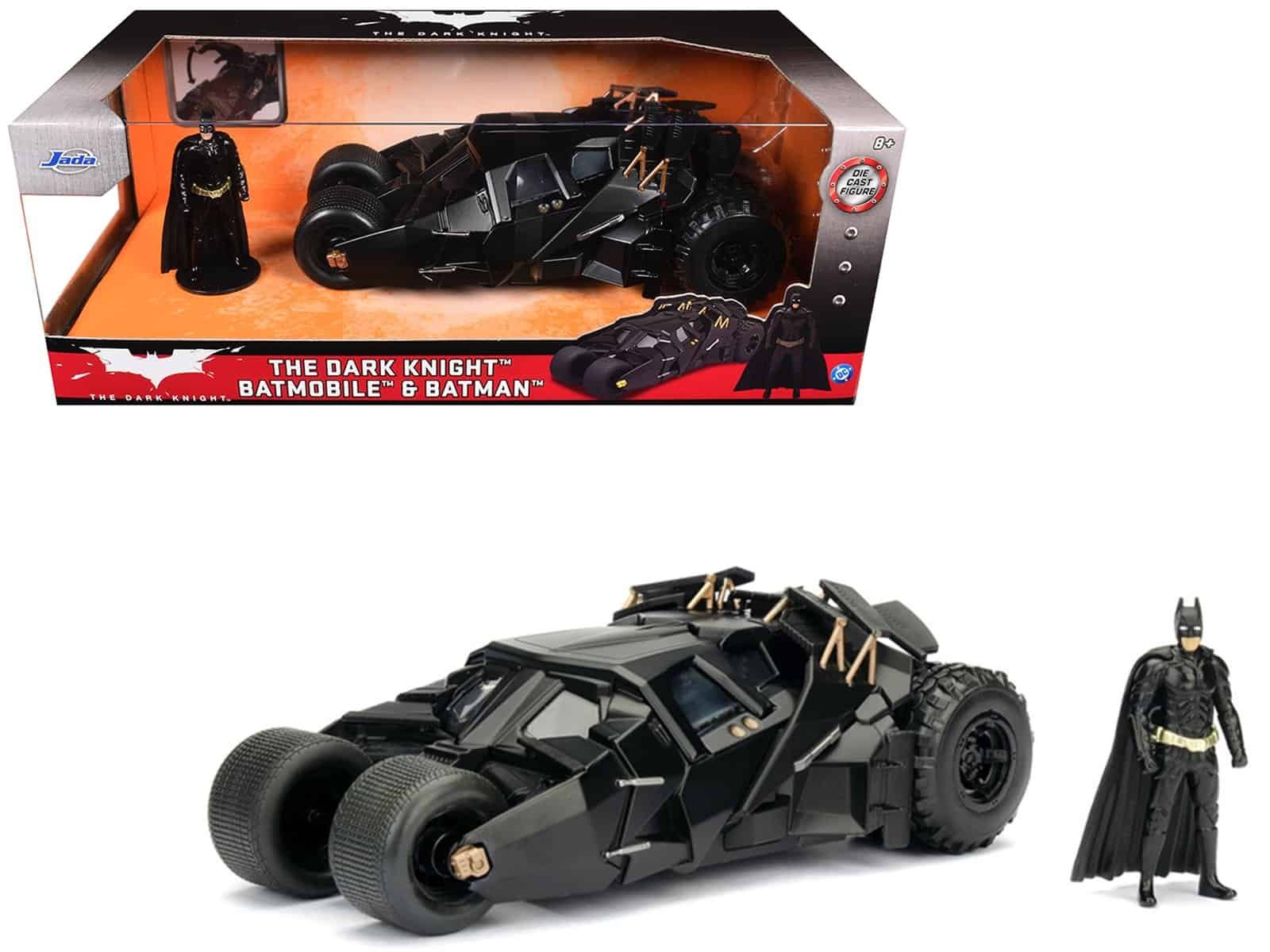 2008 "the dark knight" tumbler batmobile with batman diecast figurine 1/24 diecast model car by jada 2008 "the dark knight" tumbler batmobile with batman diecast figurine 1/24 diecast model car by jada