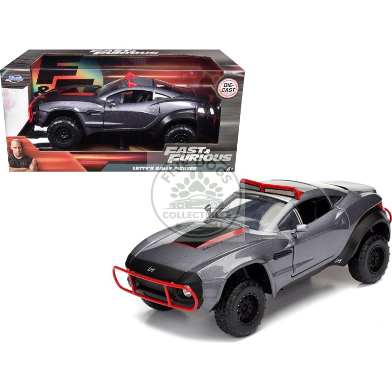 letty's rally fighter fast & furious f8 "the fate of the furious" movie 1/24 diecast model car by jada