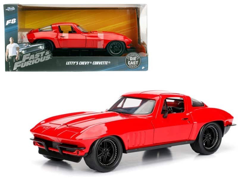 letty's chevrolet corvette fast & furious f8 "the fate of the furious" movie 1/24 diecast model car by jada letty's chevrolet corvette fast & furious f8 "the fate of the furious" movie 1/24 diecast model car by jada
