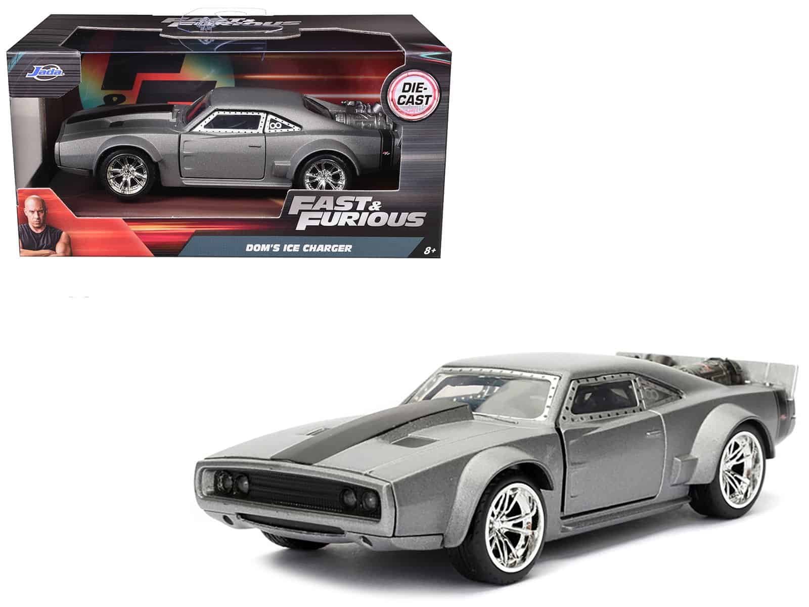 dom's ice charger fast & furious f8 "the fate of the furious" movie 1/32 diecast model car by jada dom's ice charger fast & furious f8 "the fate of the furious" movie 1/32 diecast model car by jada