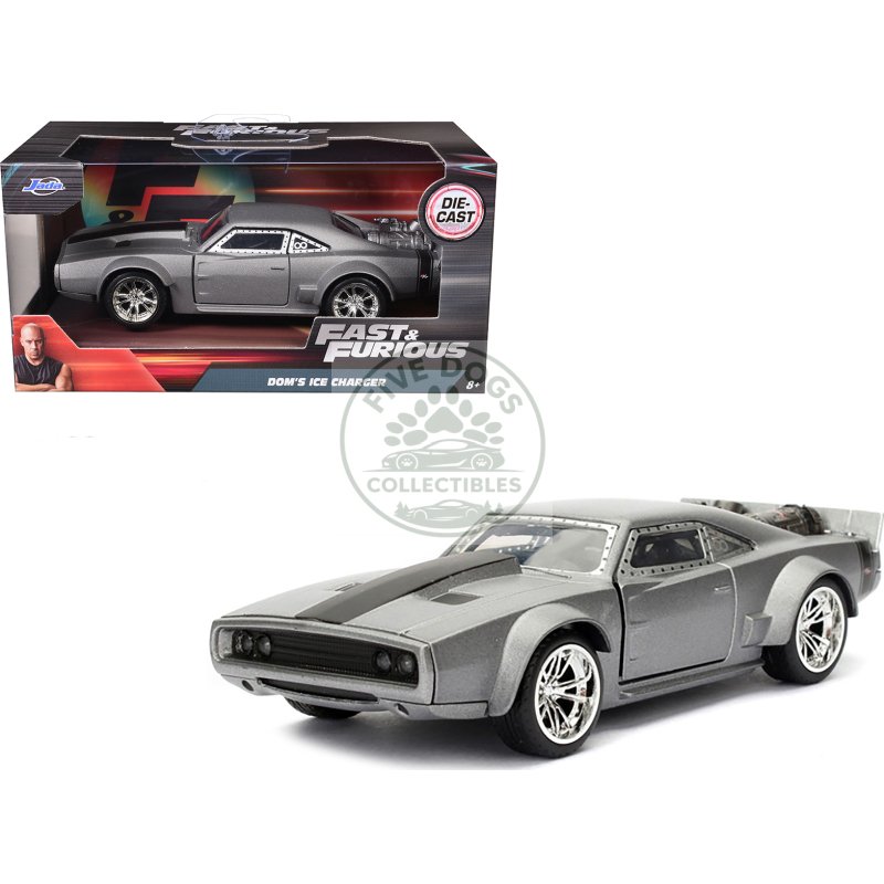 dom's ice charger fast & furious f8 "the fate of the furious" movie 1/32 diecast model car by jada