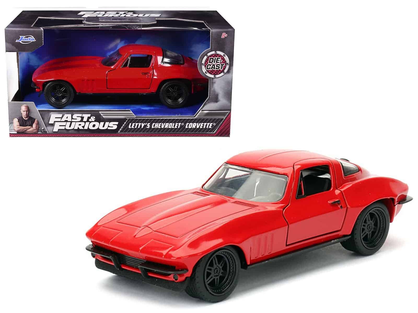 letty's chevrolet corvette fast & furious f8 "the fate of the furious" movie 1/32 diecast model car by jada letty's chevrolet corvette fast & furious f8 "the fate of the furious" movie 1/32 diecast model car by jada