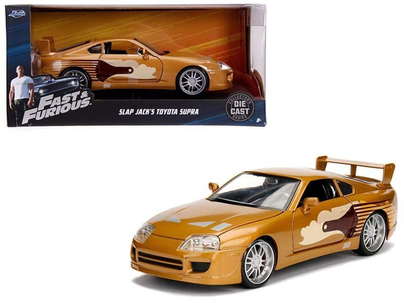 Fast & Furious Toy Car - Toyota Supra Die-cast model of the Toyota Supra from Fast & Furious, detailed and collectible.