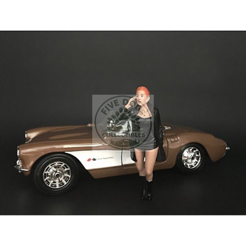 "ladies night" gianna figurine for 1/18 scale models by american diorama