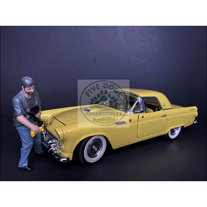 "weekend car show" figurine vii for 1/18 scale models by american diorama
