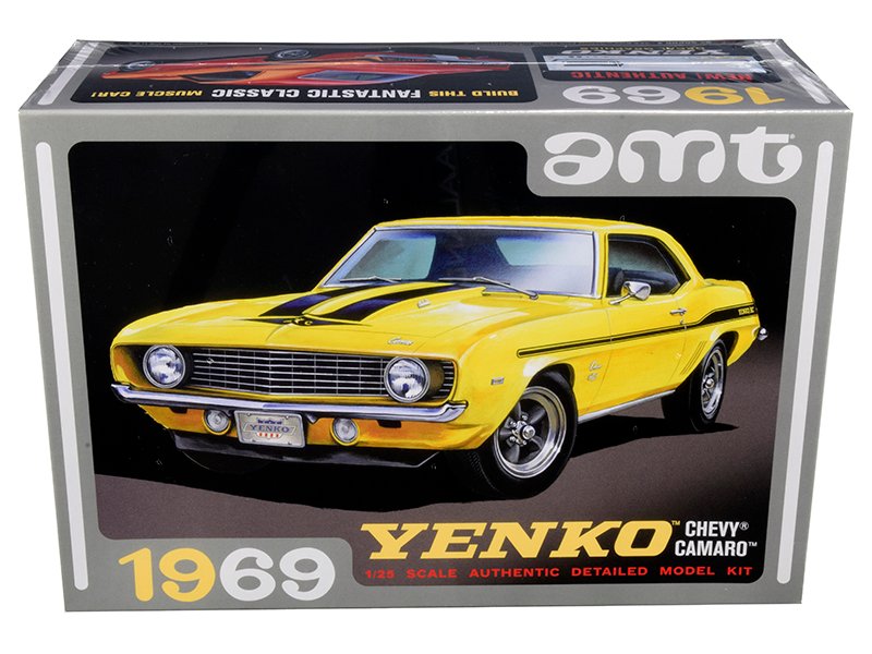skill 2 model kit 1969 chevrolet camaro yenko 1/25 scale model by amt skill 2 model kit 1969 chevrolet camaro yenko 1/25 scale model by amt
