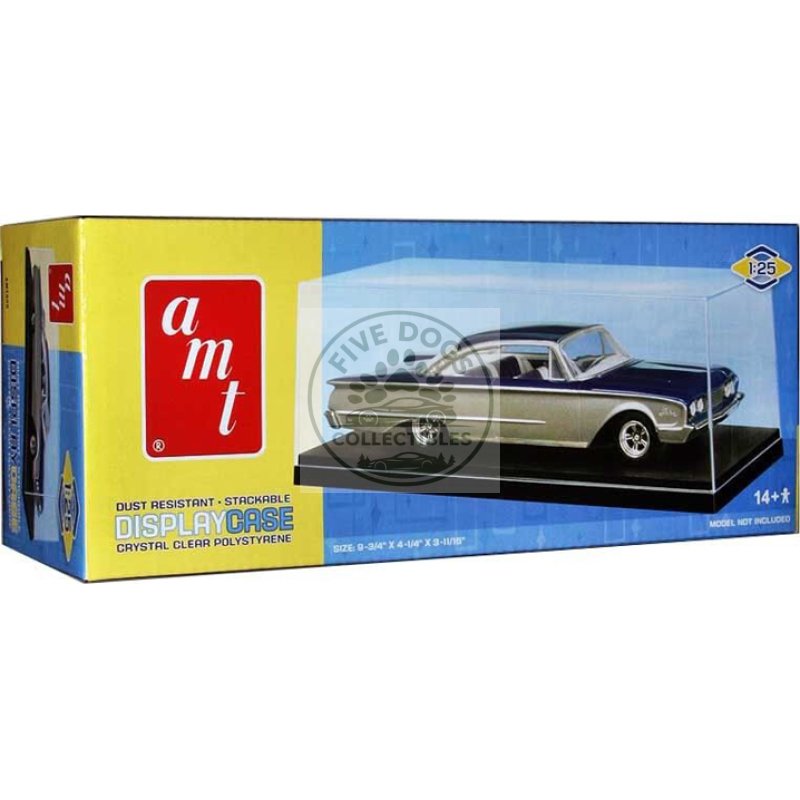 collectible display show case for 1/24 1/25 scale model cars by amt