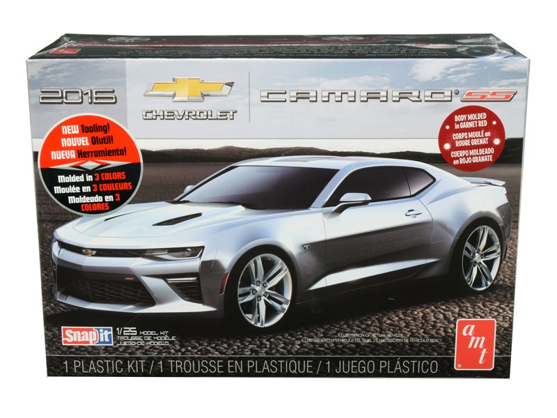 skill 1 snap model kit 2016 chevrolet camaro ss 1/25 scale model by amt skill 1 snap model kit 2016 chevrolet camaro ss 1/25 scale model by amt