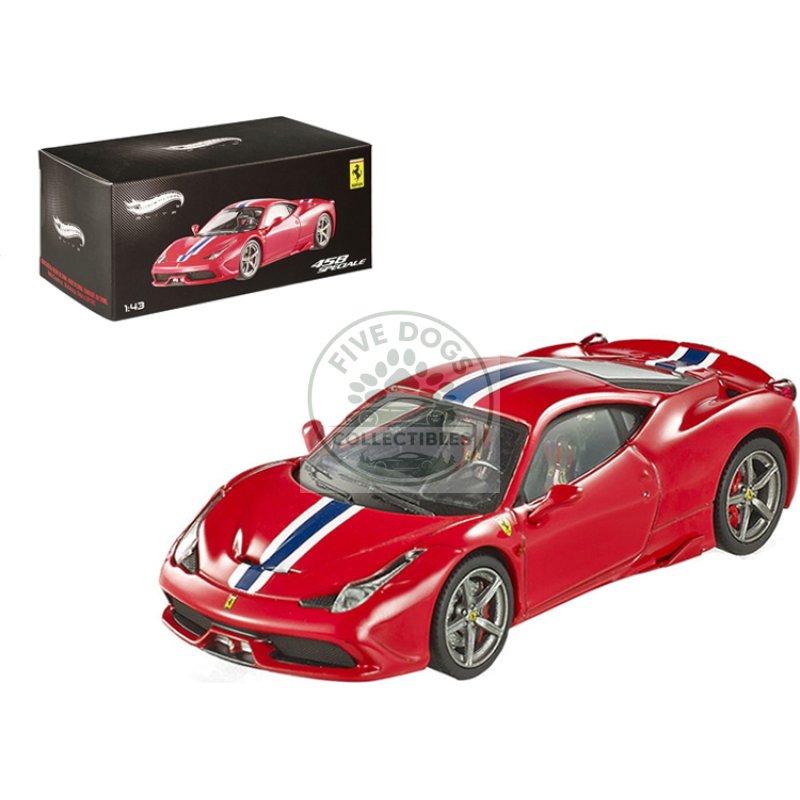 ferrari 458 italia speciale elite edition 1/43 diecast car model by hot wheels