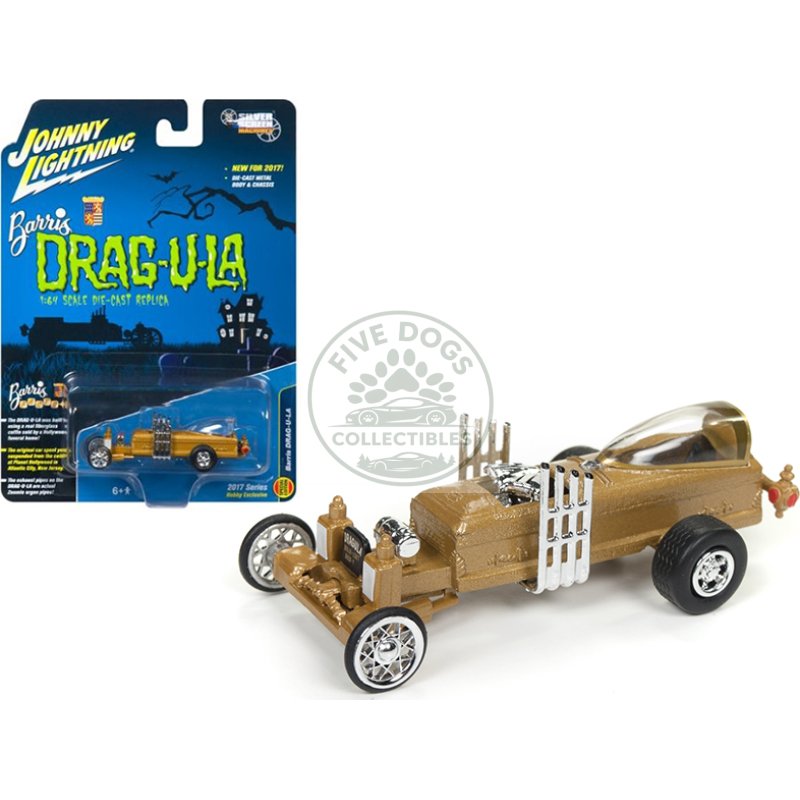 the barris dragula "hobby exclusive" 1/64 diecast model car by johnny lightning