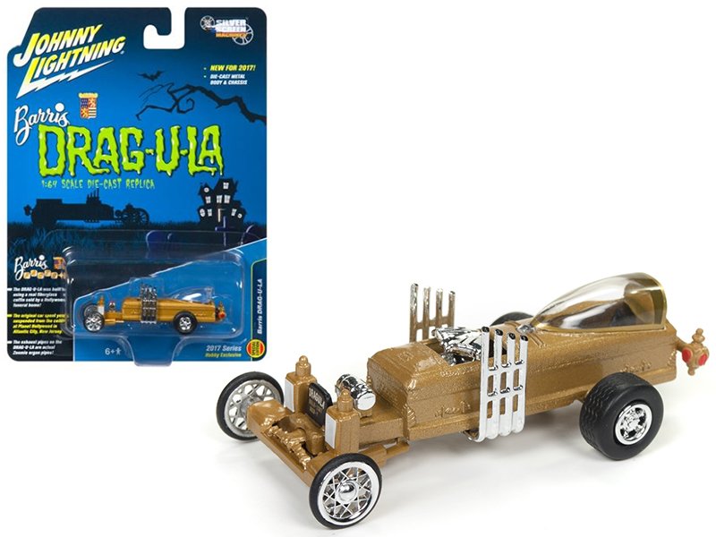 the barris dragula "hobby exclusive" 1/64 diecast model car by johnny lightning the barris dragula "hobby exclusive" 1/64 diecast model car by johnny lightning