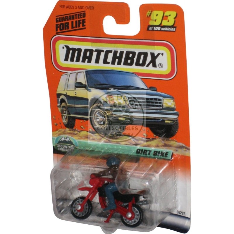 matchbox dirt bike mountain cruisers series 36267 0910