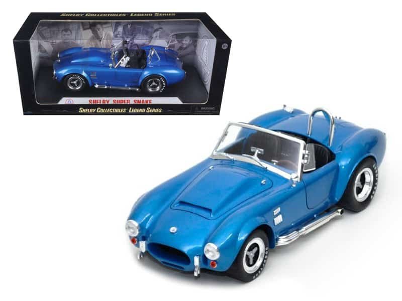 1966 shelby cobra super snake blue 1/18 diecast model car by shelby collectibles 1966 shelby cobra super snake blue 1/18 diecast model car by shelby collectibles