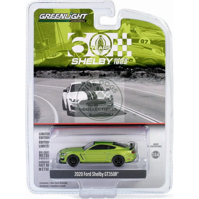 greenlight 2020 ford shelby gt350r 60th anniversary edition