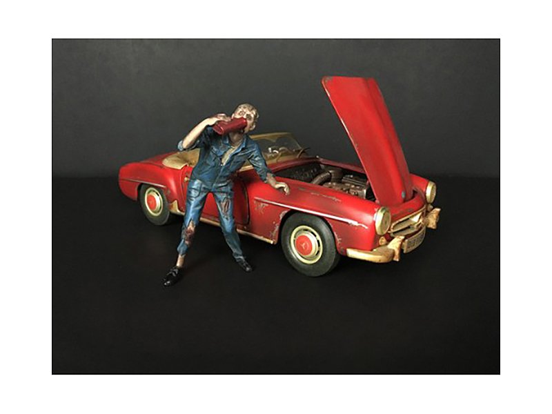 zombie mechanic figurine iii for 1/24 scale models by american diorama zombie mechanic figurine iii for 1/24 scale models by american diorama