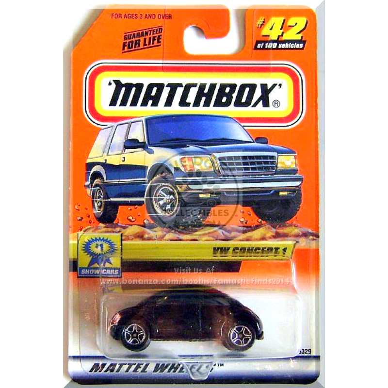 matchbox vw concept 1 show cars series