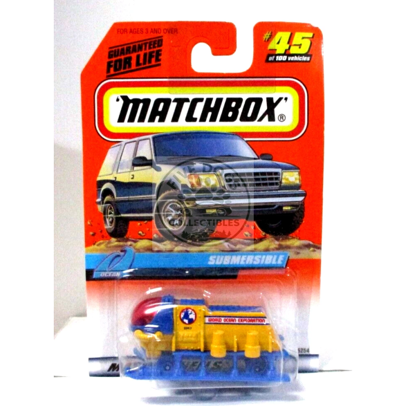 matchbox submersible ocean series 36254 0910