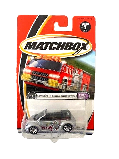 matchbox concept 1 beetle convertible daddy's dreams series matchbox concept 1 beetle convertible daddy's dreams series