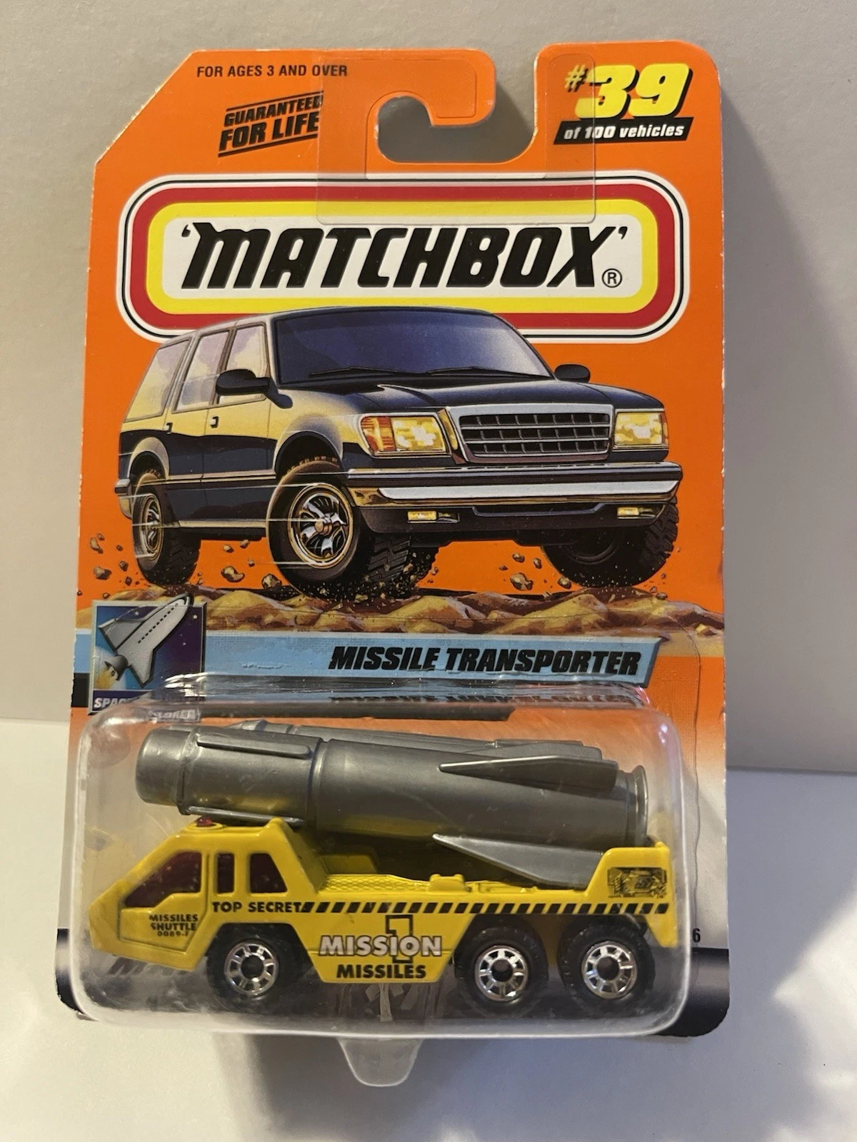 matchbox missile transporter space explorer series matchbox missile transporter space explorer series